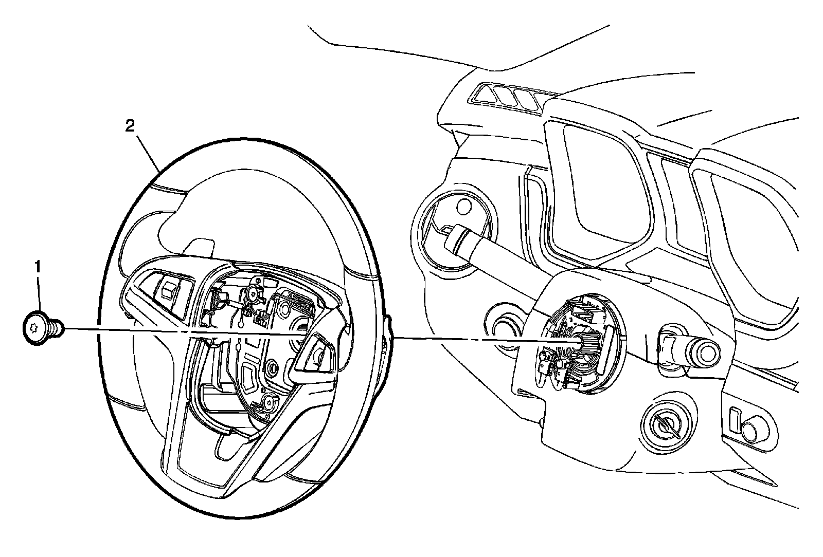 Factory diagram — Steering Wheel