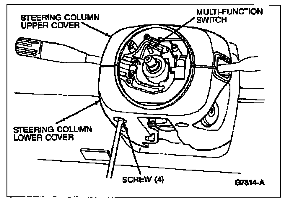 Factory diagram — Wiper Switch