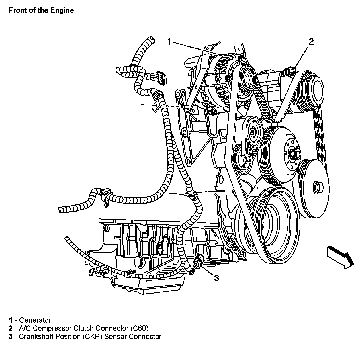 Factory diagram — Crankshaft Position Sensor