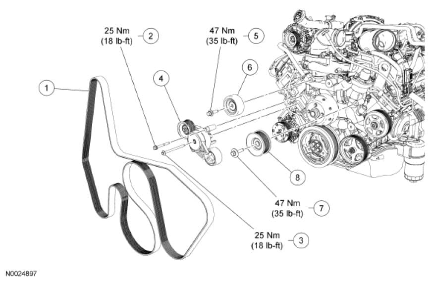 Factory diagram — Idler Pulley
