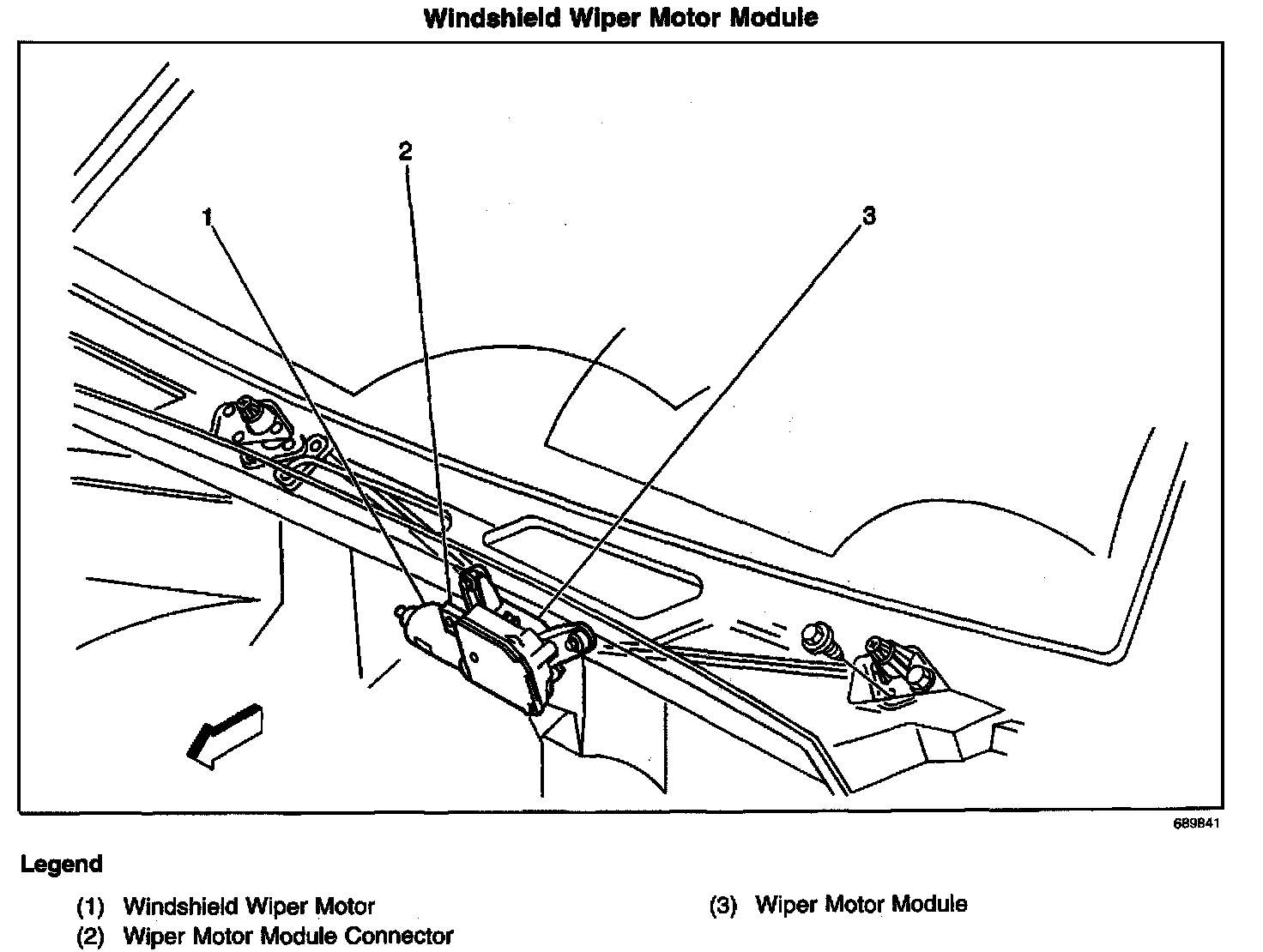Factory diagram — Wiper Motor