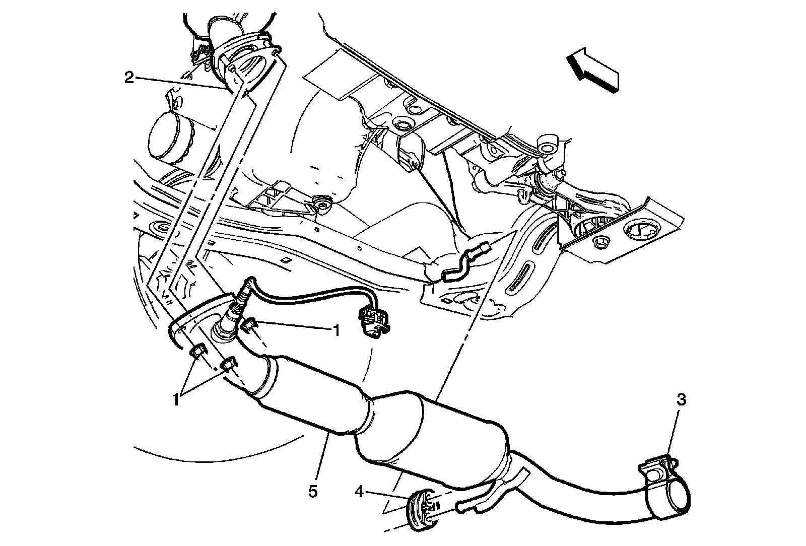 Factory diagram — Catalytic Converter
