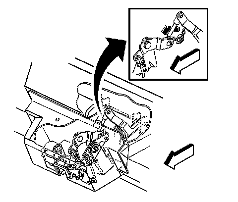 Factory diagram — Trunk / Liftgate Latch