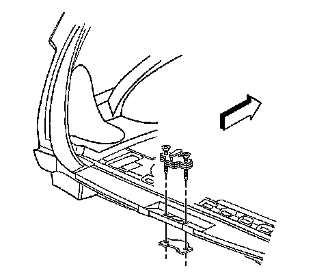 Factory diagram — Trunk / Liftgate Striker