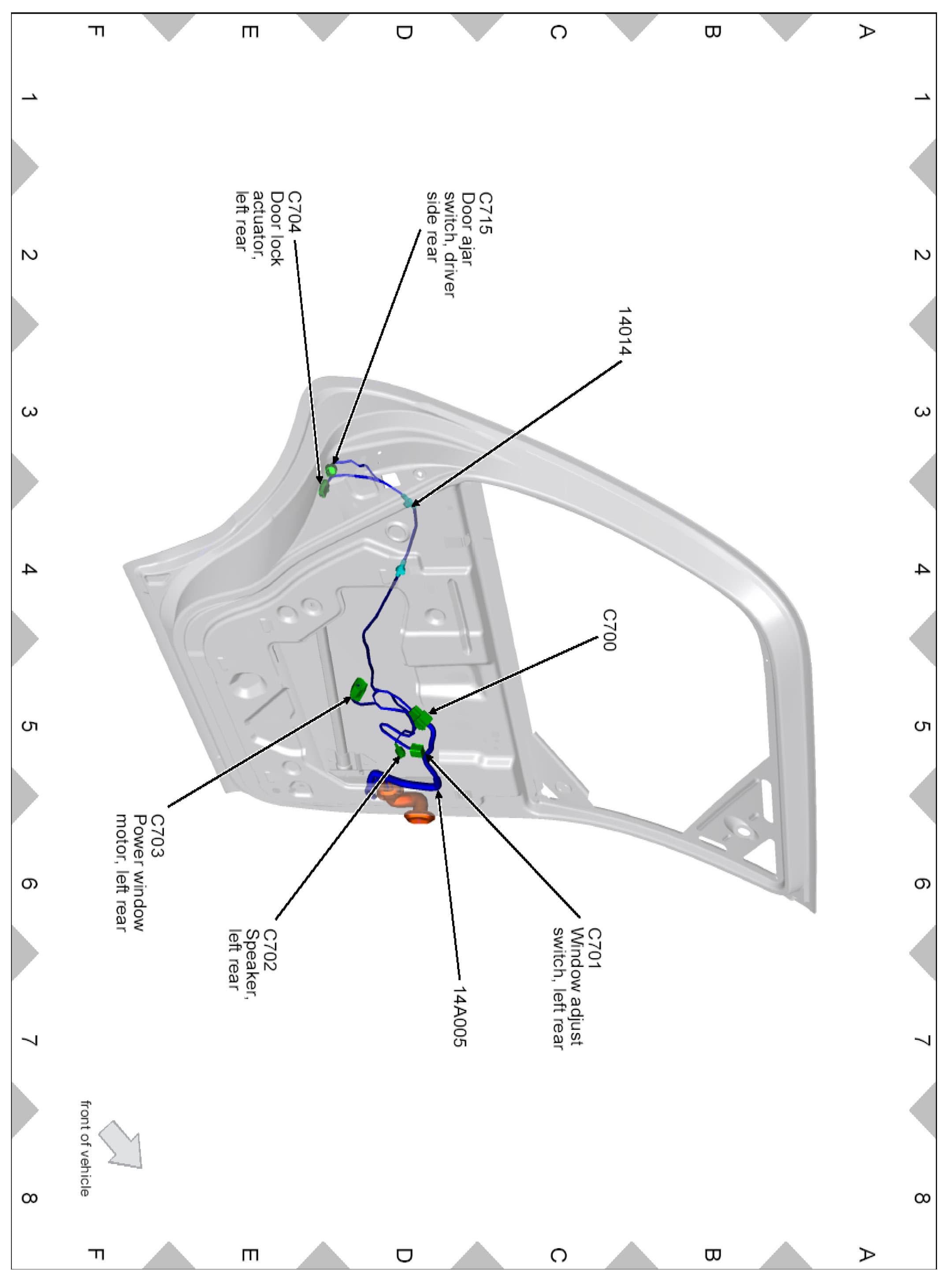Factory diagram — Door Switch