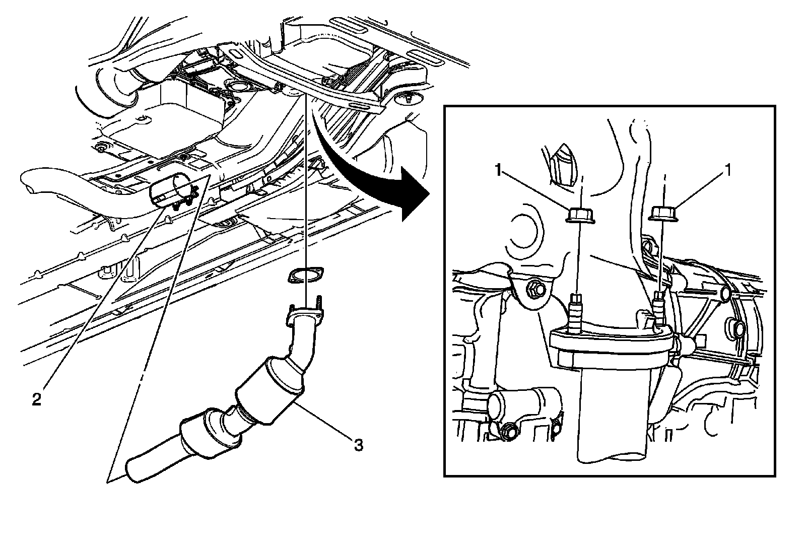 Factory diagram — Catalytic Converter