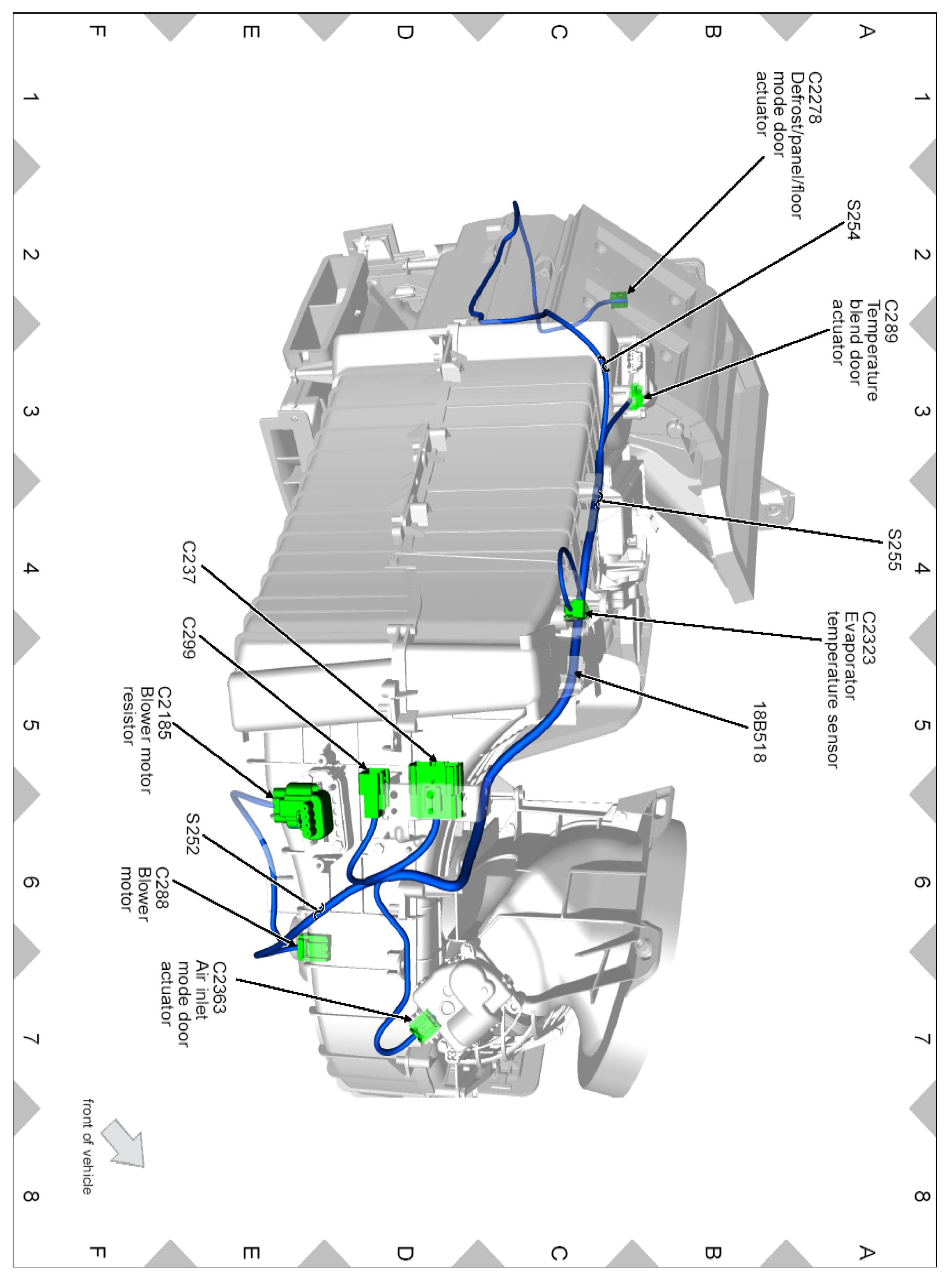 Factory diagram — Blower Motor
