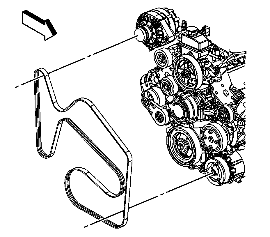 Factory diagram — Drive Belt
