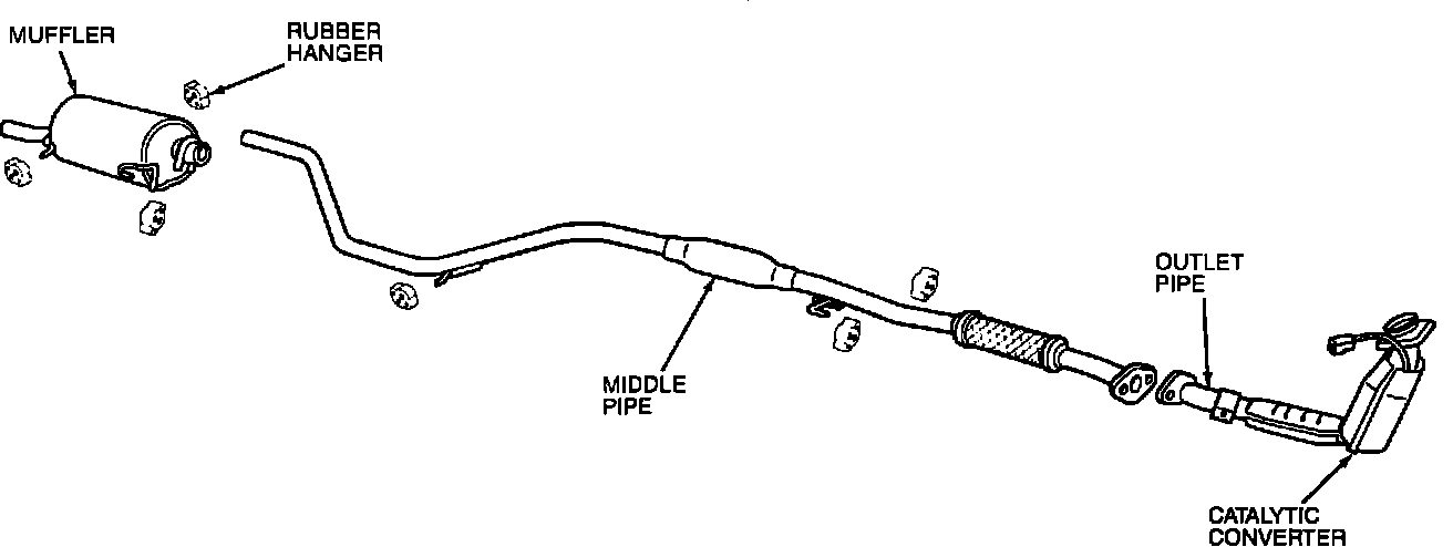 Factory diagram — Catalytic Converter
