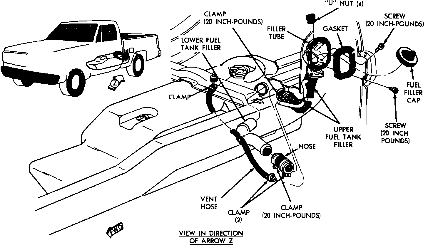 Factory diagram — Fuel Tank