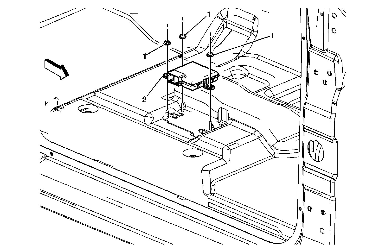 Factory diagram — Parking Assist Control Module