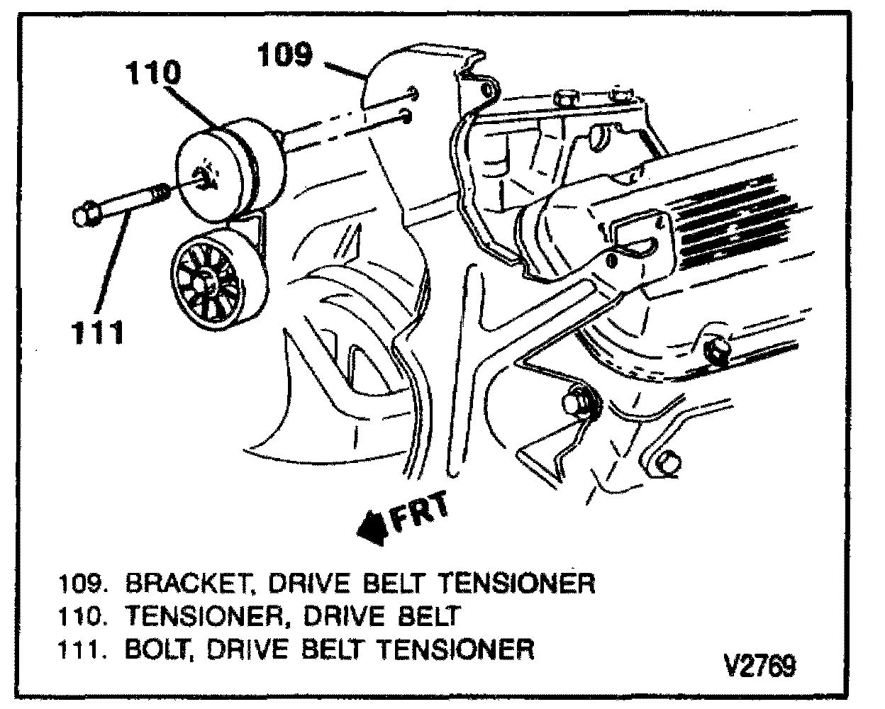 Factory diagram — Drive Belt Tensioner