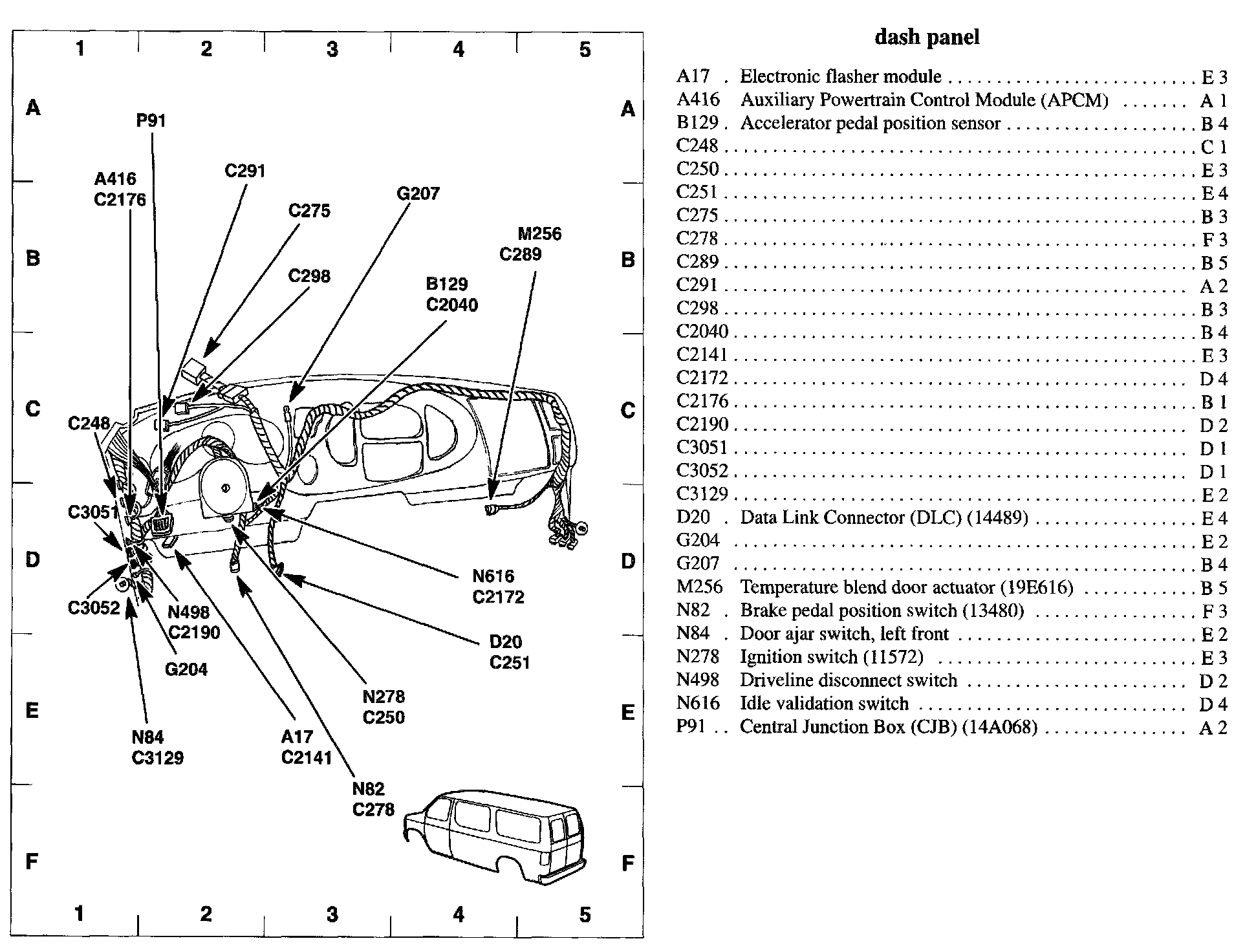 Factory diagram — Engine Control Module
