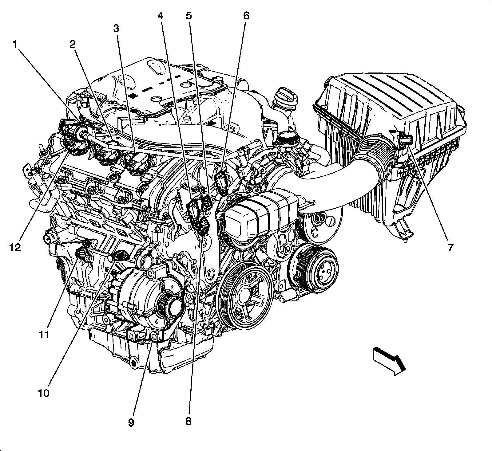 Factory diagram — Alternator