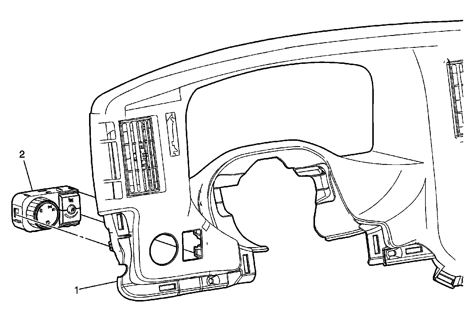 Factory diagram — Headlamp Switch