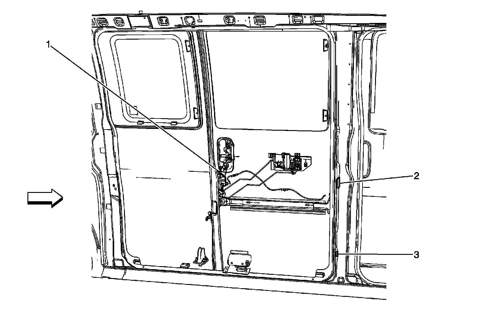 Factory diagram — Power Door Lock Actuator