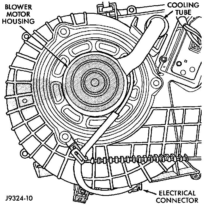 Factory diagram — Blower Motor