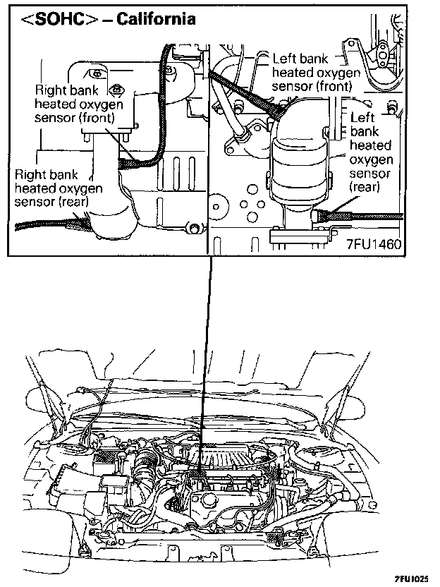 Factory diagram — Heated Oxygen Sensor