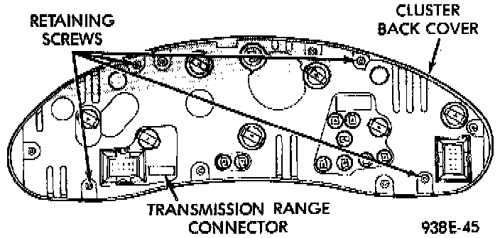 Factory diagram — Speedometer Head
