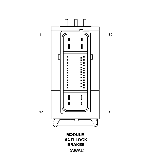 Factory diagram — Electronic Brake Control Module