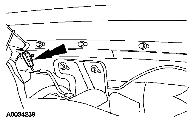 Factory diagram — Convertible Top Hydraulic Cylinder
