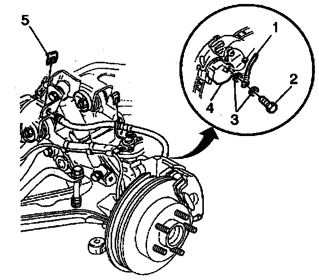 Factory diagram — Brake Hose/Line