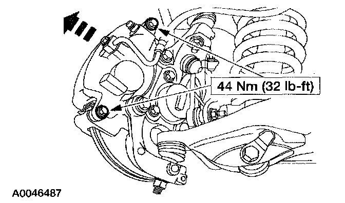 Factory diagram — Brake Caliper