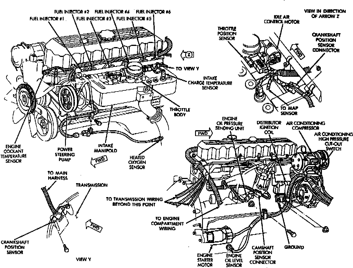 Factory diagram — Oil Pressure Sender