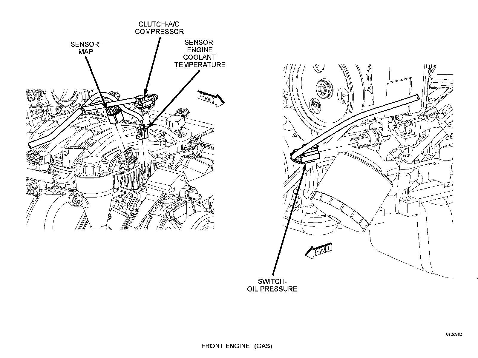 Factory diagram — Compressor Clutch