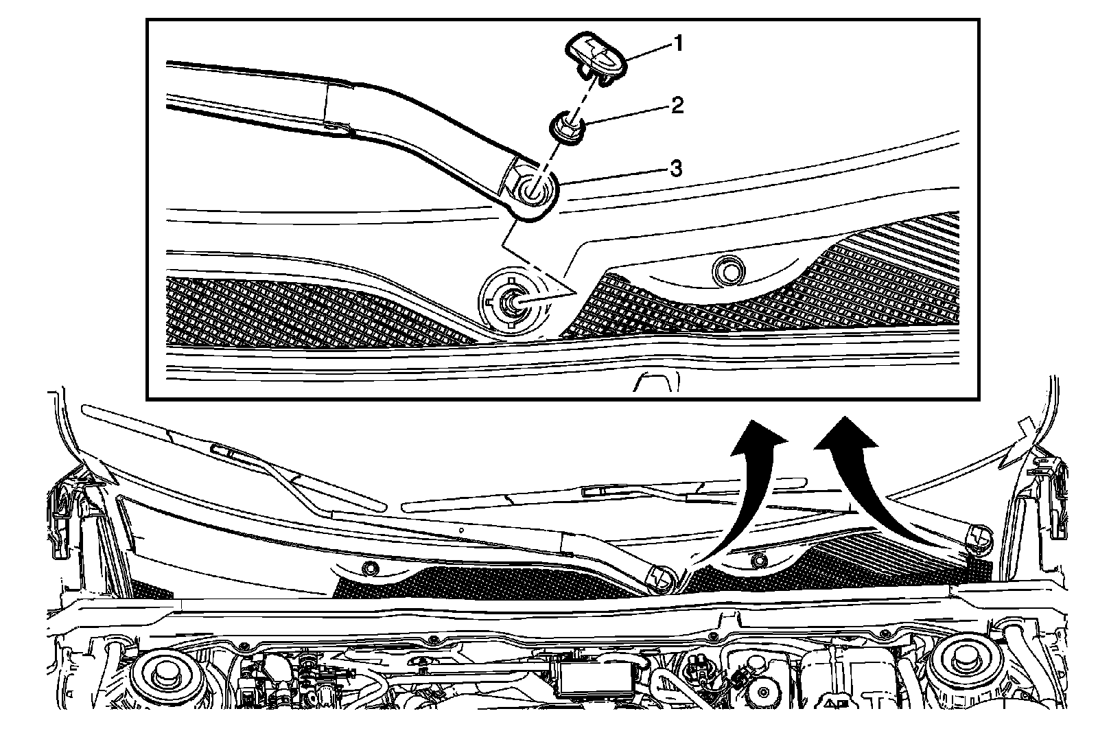 Factory diagram — Wiper Arm