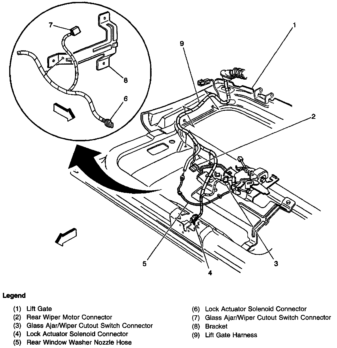 Factory diagram — Wiper Switch
