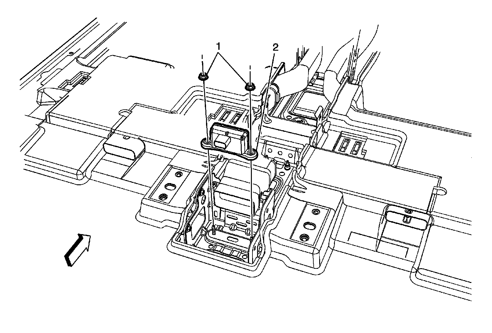 Factory diagram — Yaw Rate Sensor