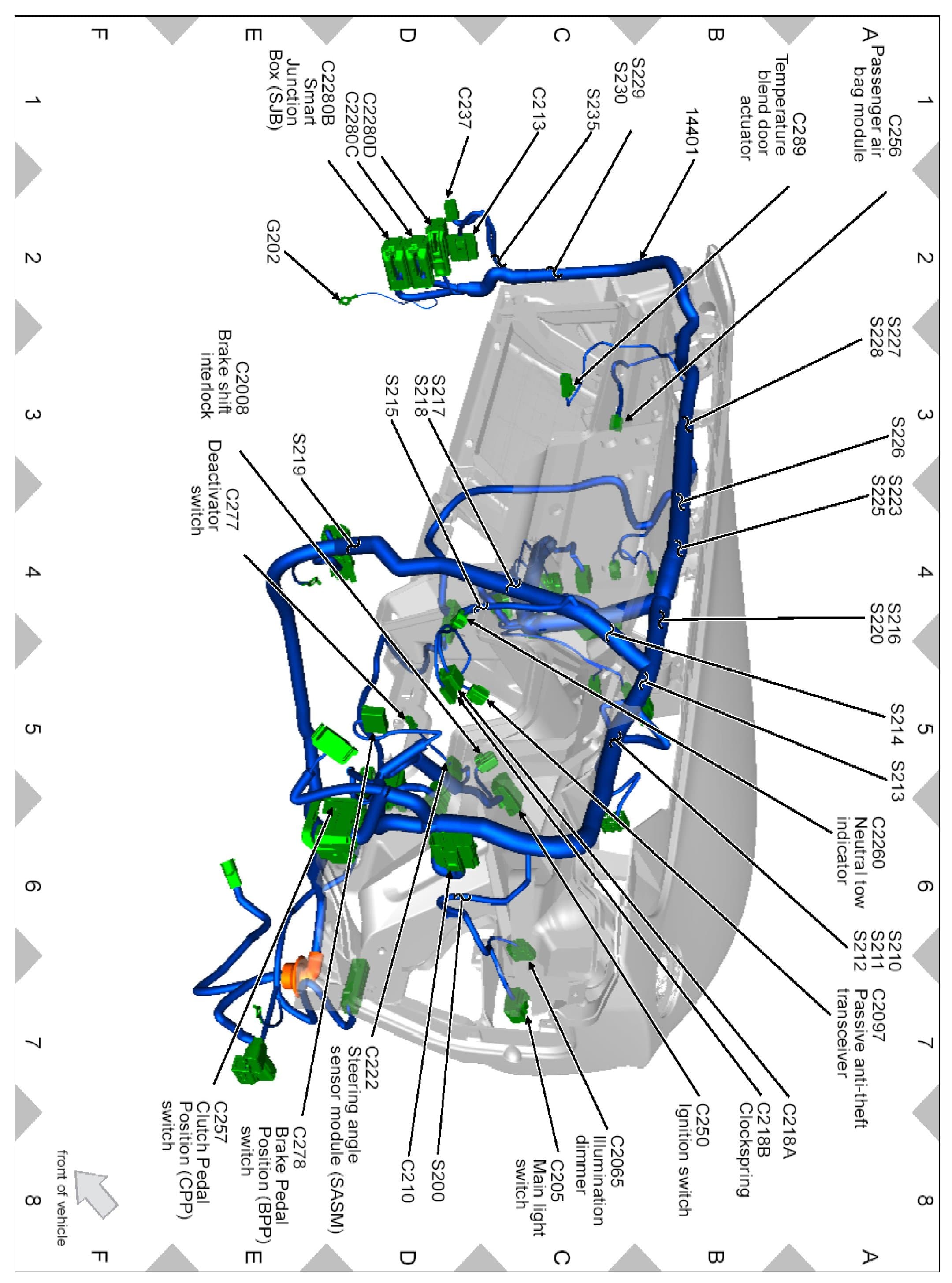 Factory diagram — Clutch Switch