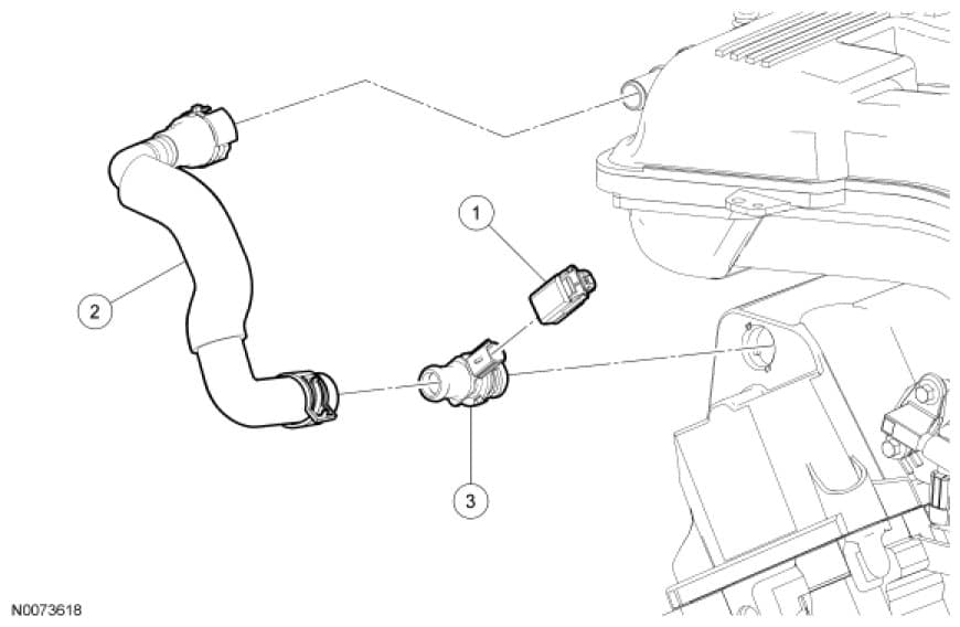 Factory diagram — Positive Crankcase Ventilation Valve