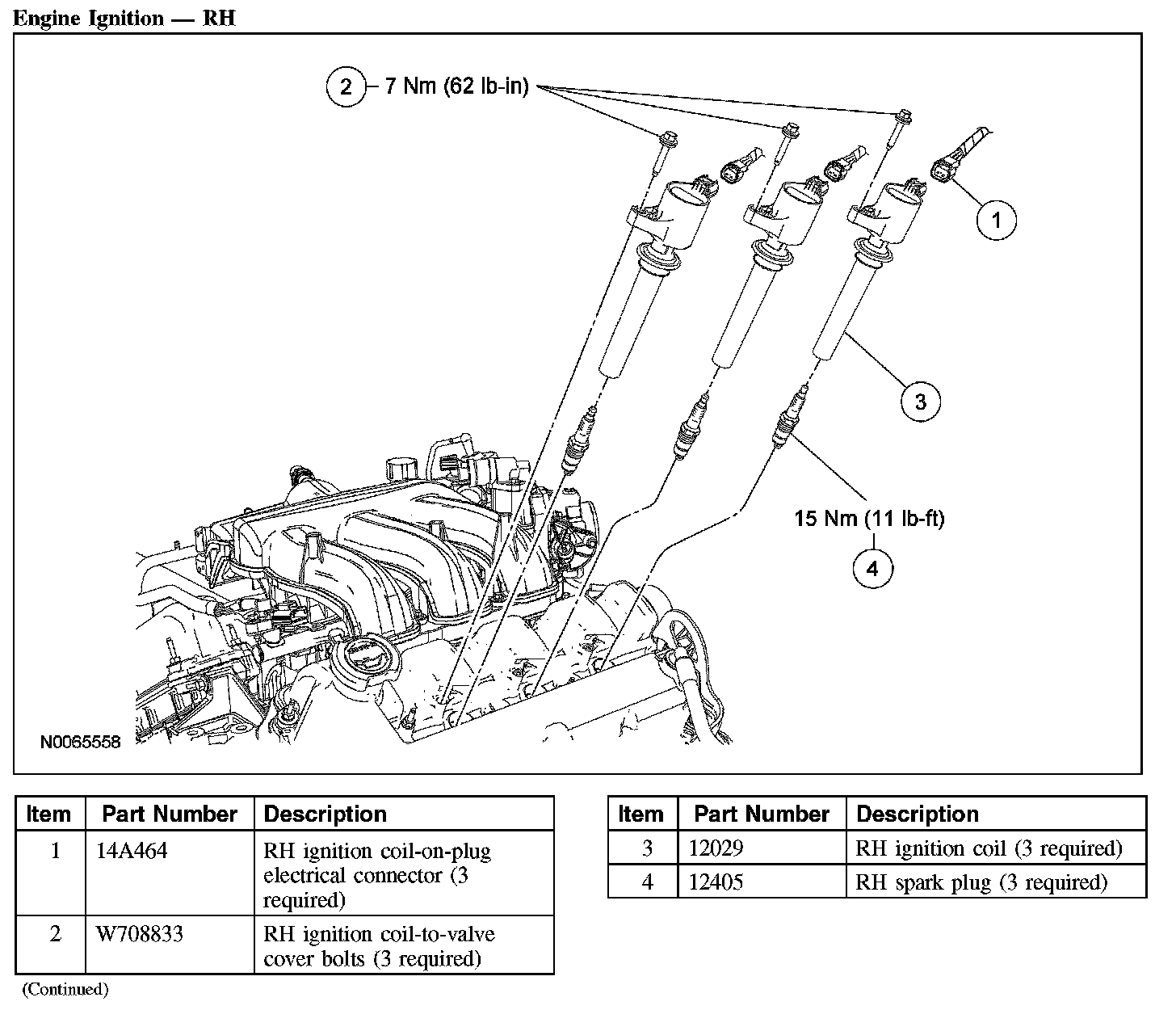 Factory diagram — Ignition Coil