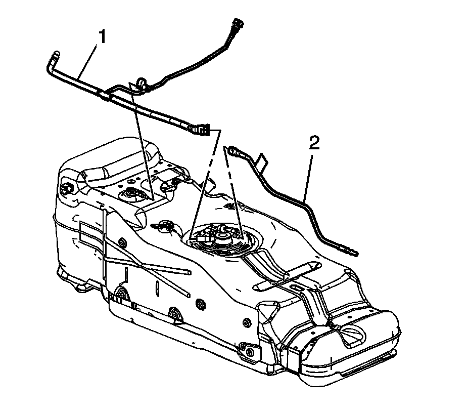 Factory diagram — Fuel Gauge Sender