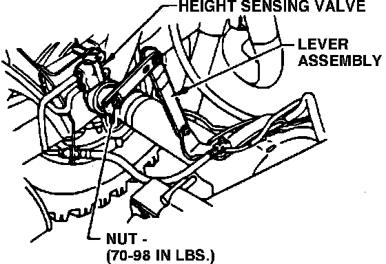 Factory diagram — Brake Proportioning/Combination Valve