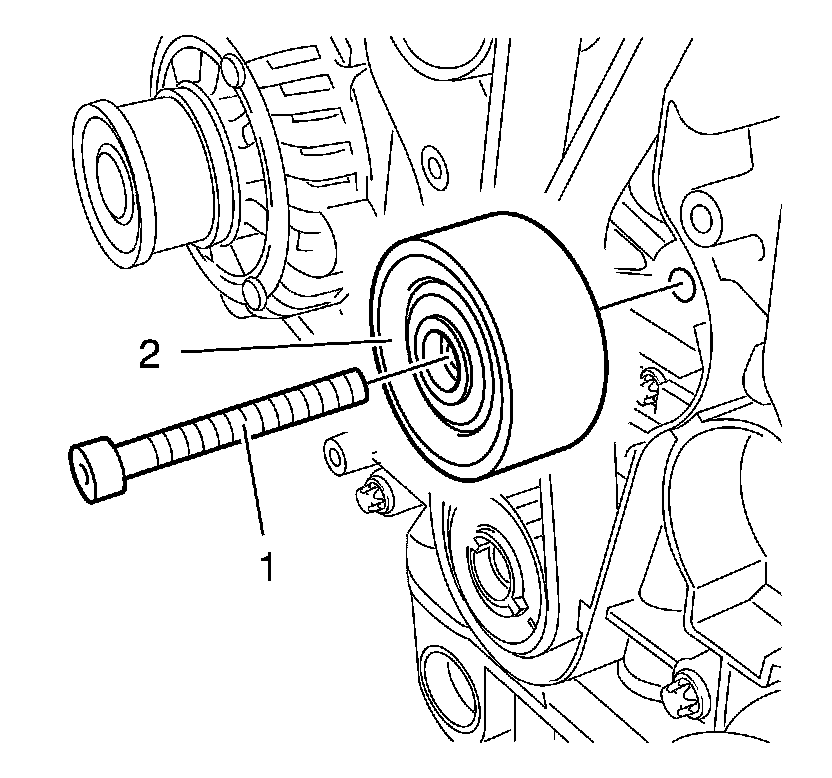 Factory diagram — Timing Belt Idler Pulley