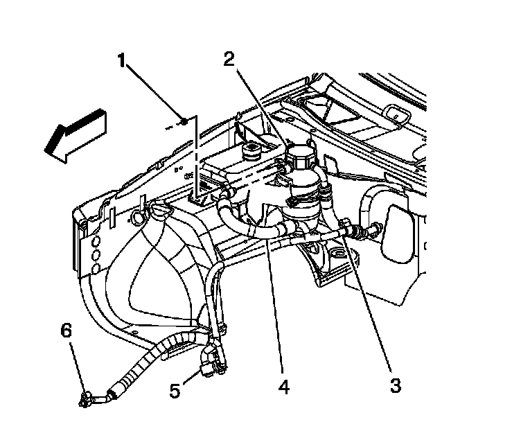 Factory diagram — Hose/Line HVAC