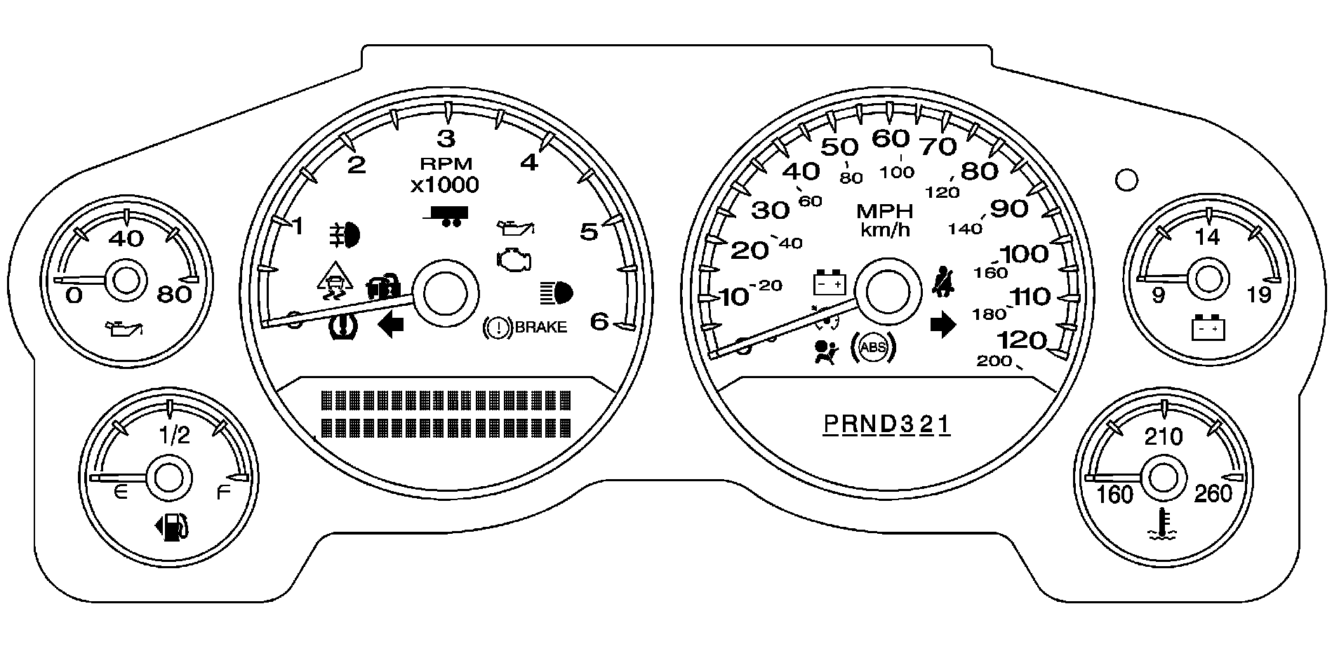 Factory diagram — Instrument Cluster / Carrier