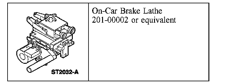 Factory diagram — Brake Rotor/Disc