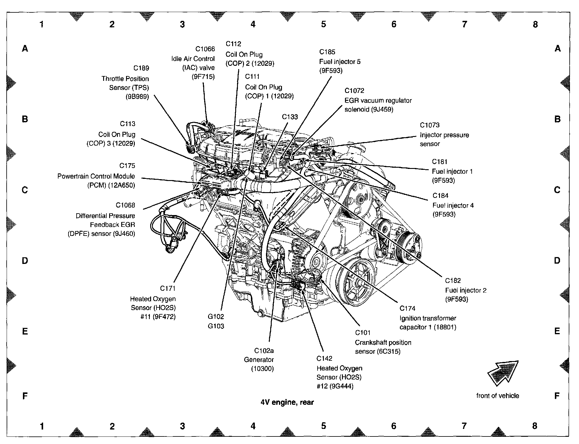 Factory diagram — Crankshaft Position Sensor