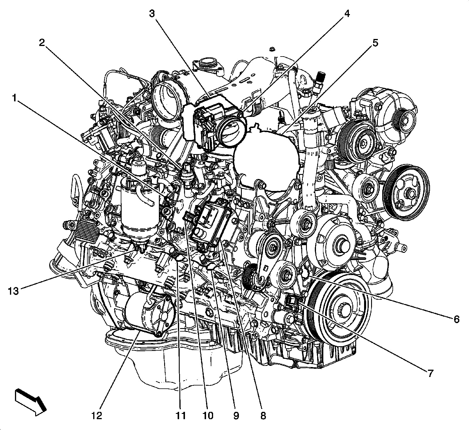 Factory diagram — Glow Plug Control Module