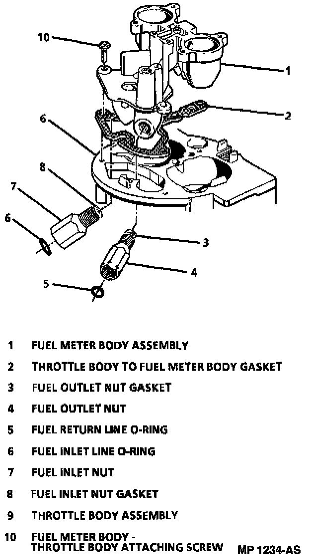 Factory diagram — With TBI Model 220