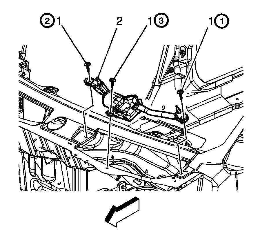 Factory diagram — Wiper Gear Box