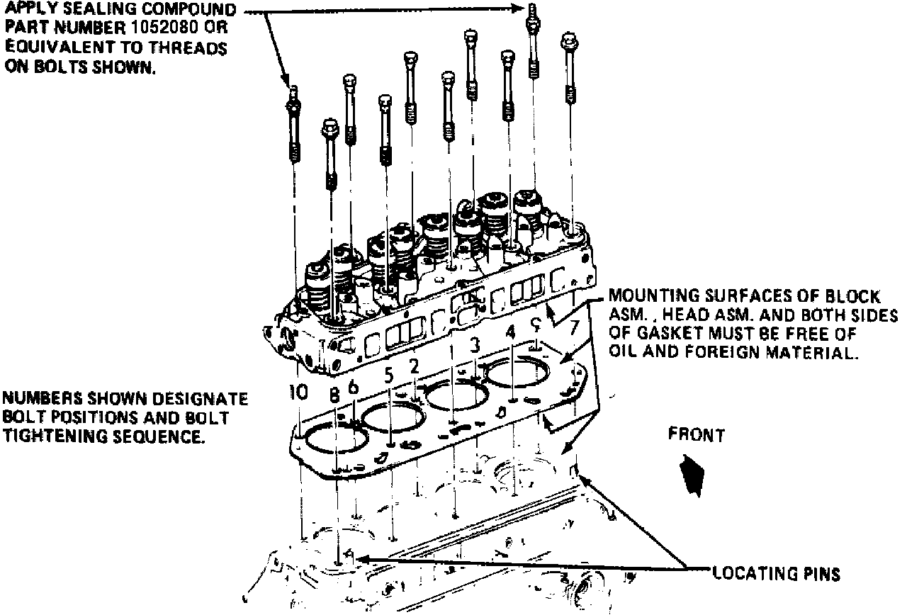 Factory diagram — Cylinder Head Assembly