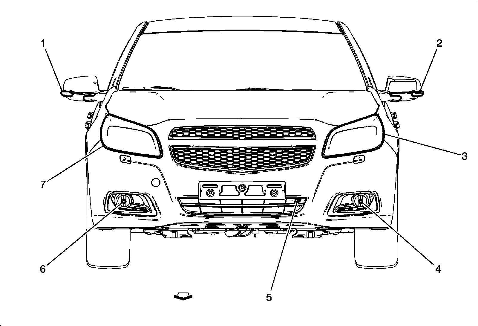 Factory diagram — Fog/Driving Lamp