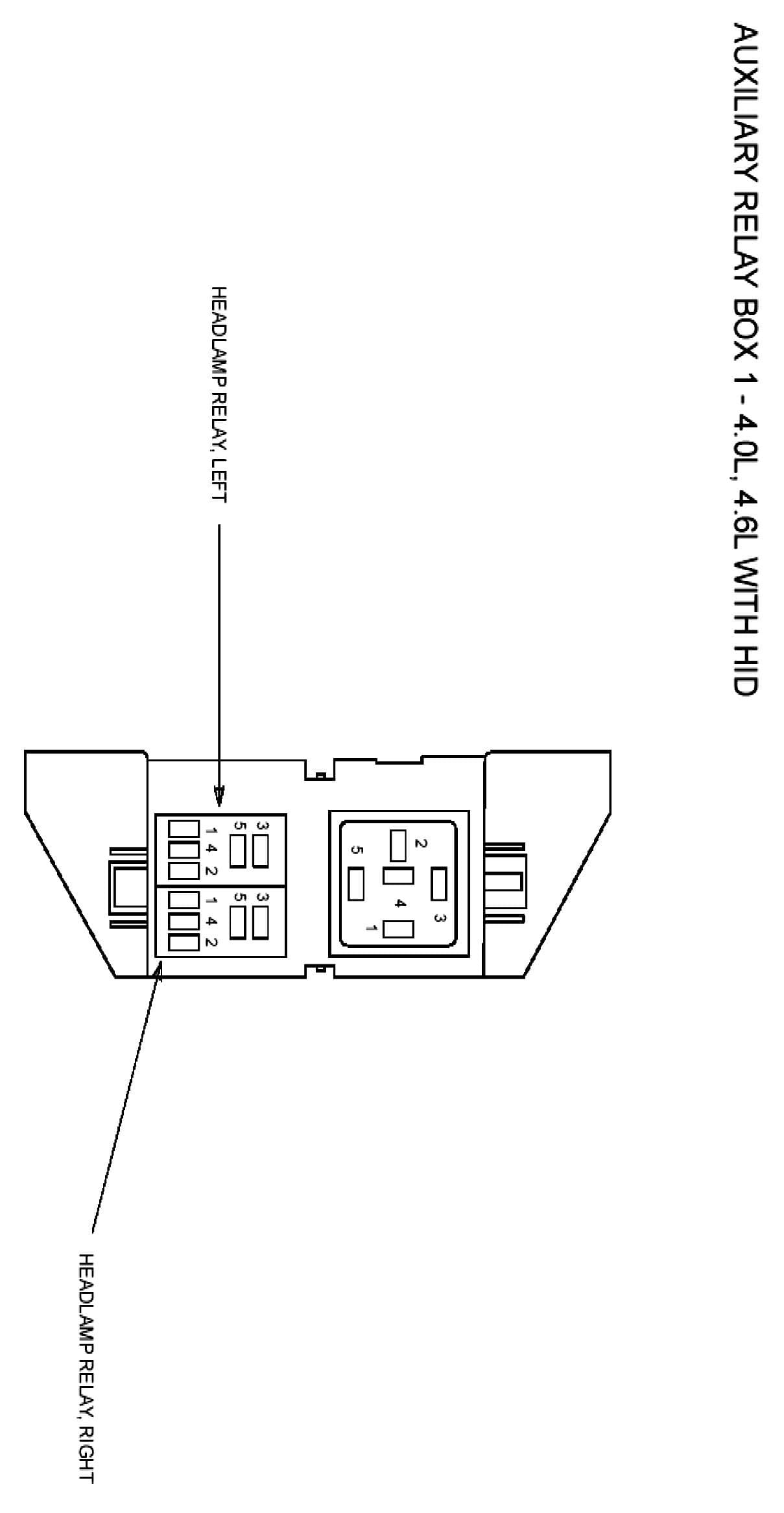 Factory diagram — Headlamp Relay