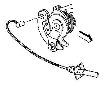 Factory diagram — Throttle Cable/Linkage