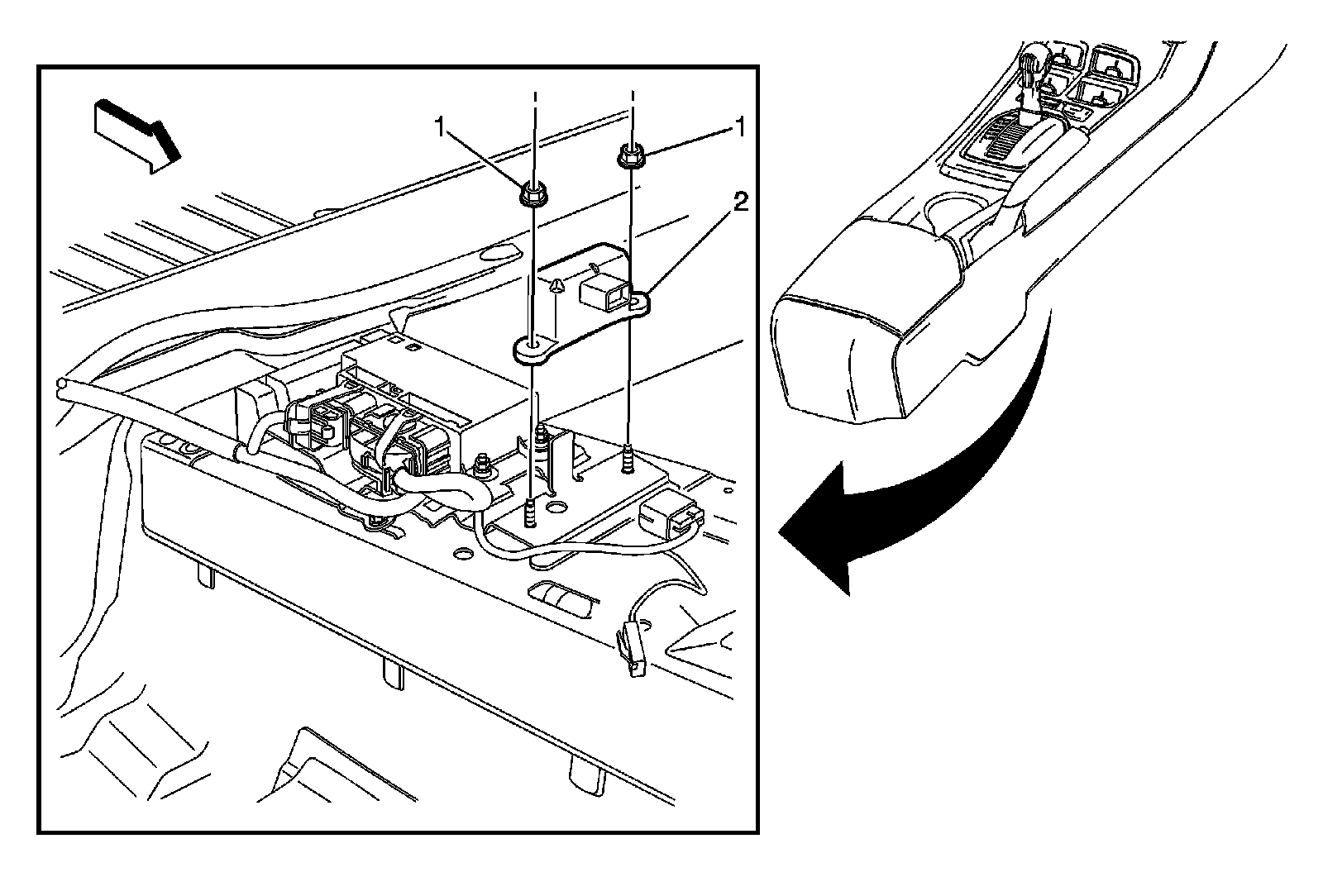 Factory diagram — Yaw Rate Sensor